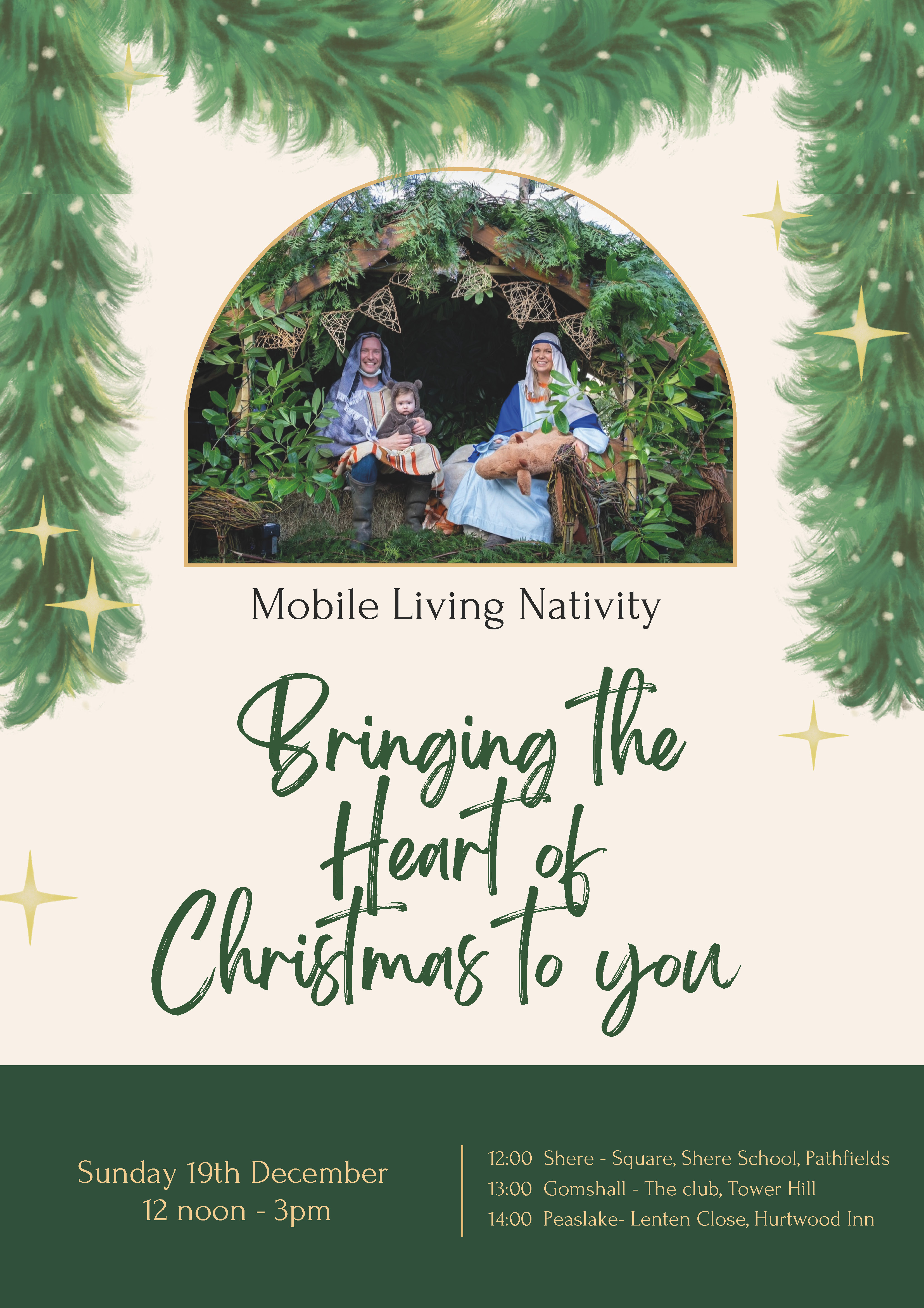 2021 Living Nativity advert -